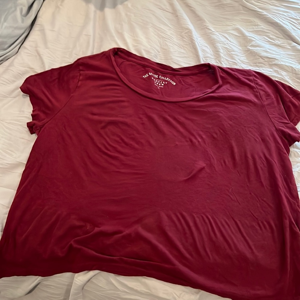 Flowey maroon Aeropostale top